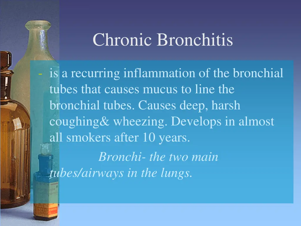 chronic bronchitis