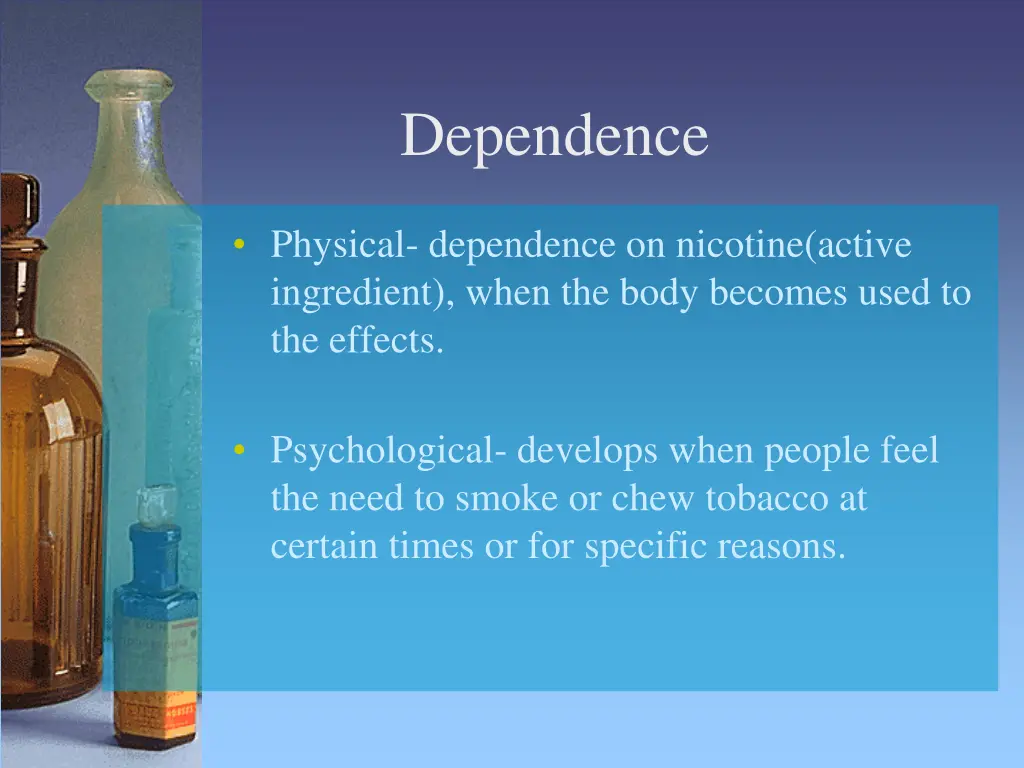 dependence