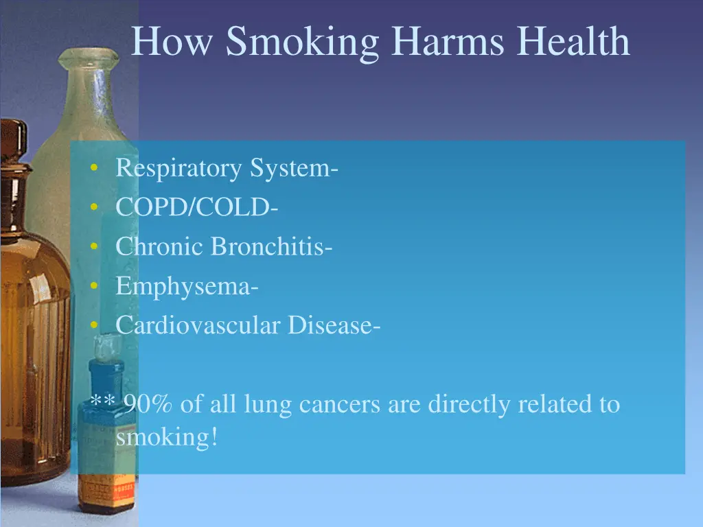 how smoking harms health