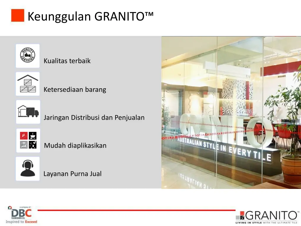 keunggulan granito