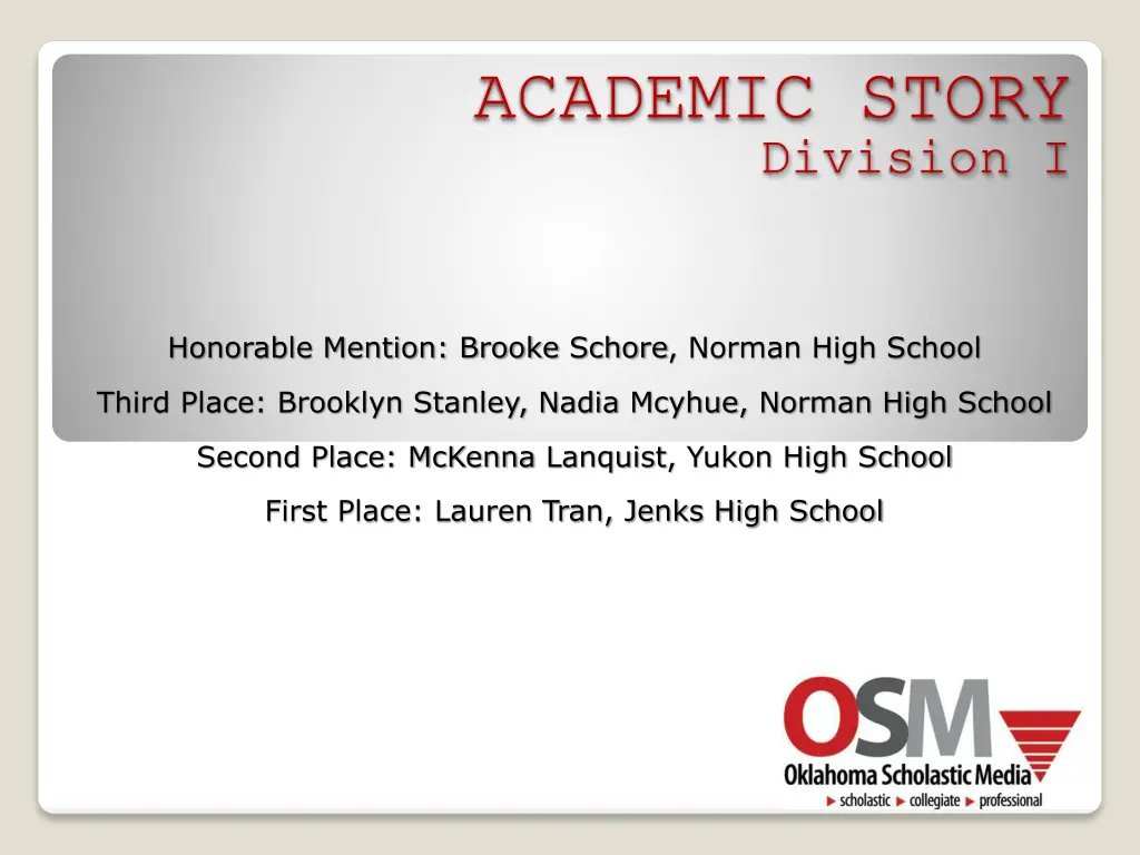 academic story division i
