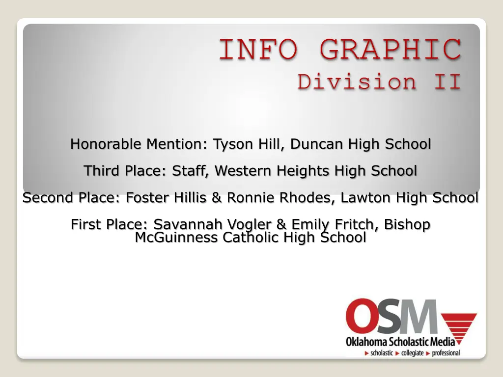 info graphic division ii