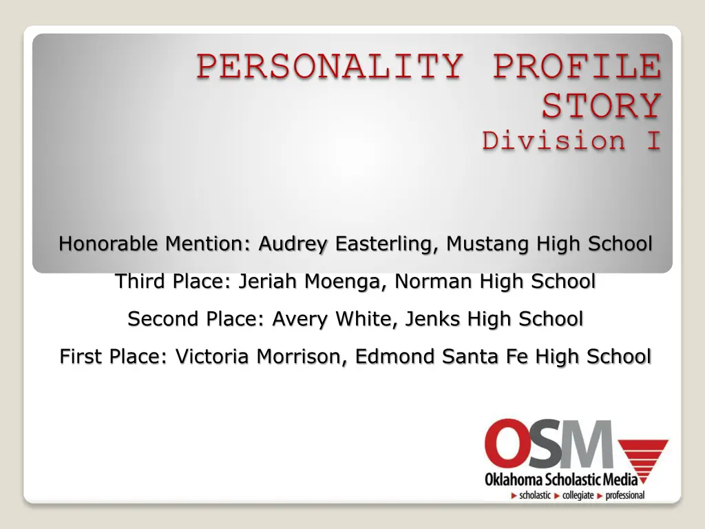 personality profile 2