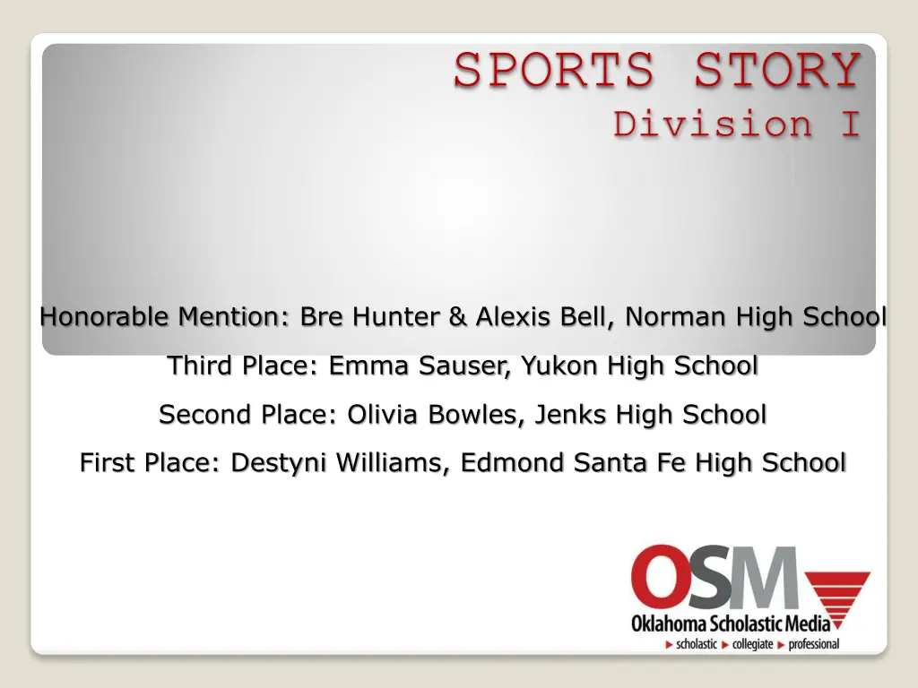 sports story division i