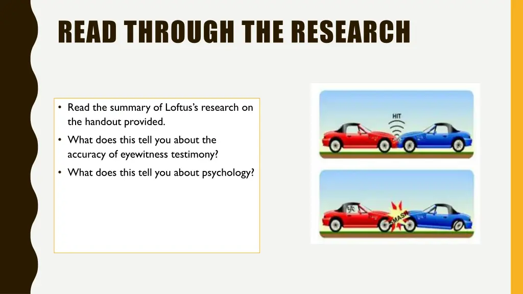 read through the research