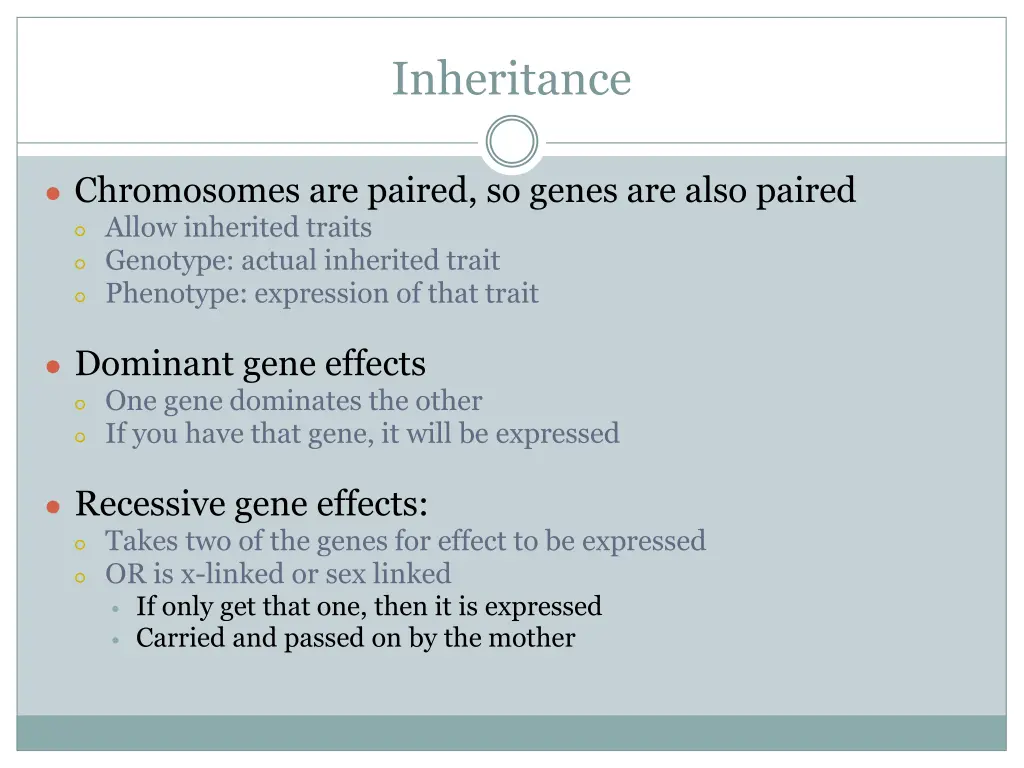 inheritance