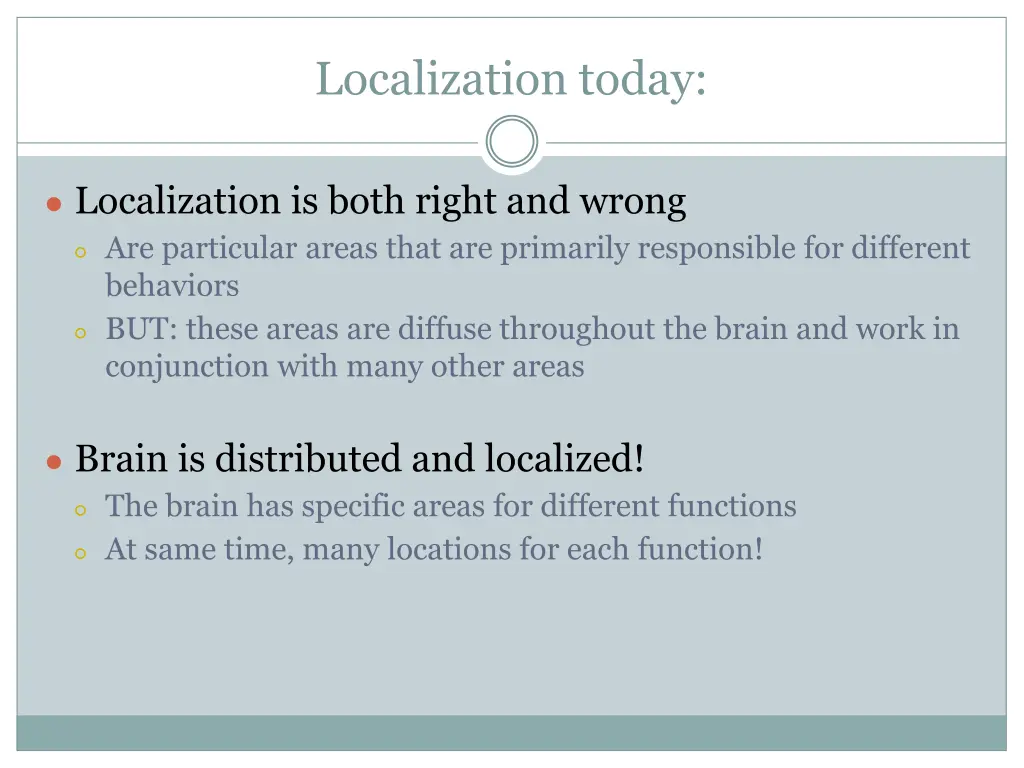 localization today