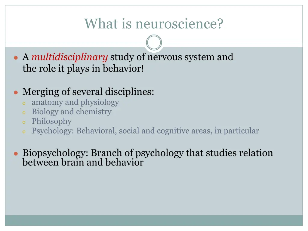 what is neuroscience