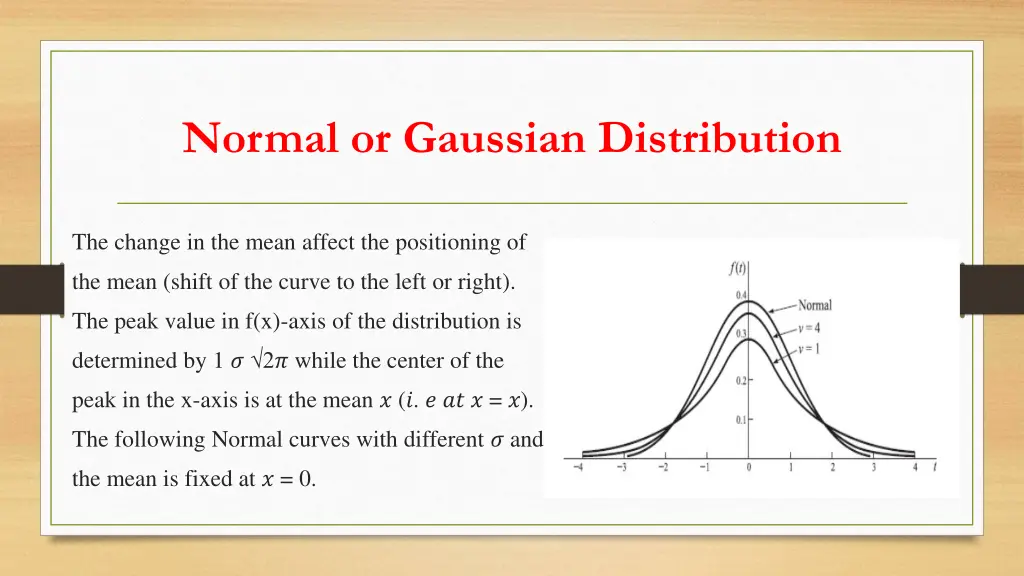 normal or gaussian distribution 2