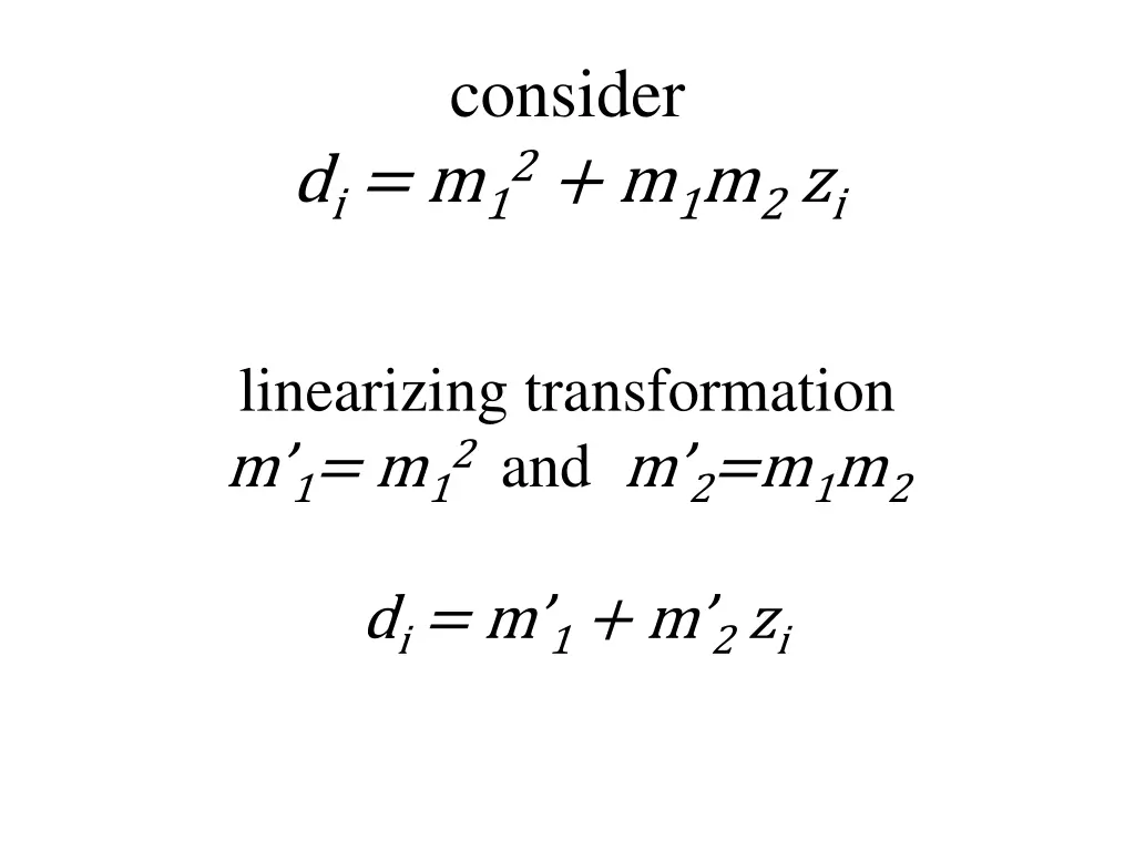 consider 1