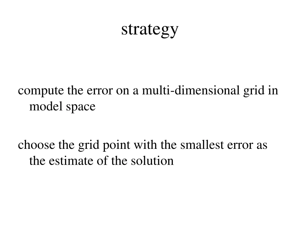 strategy