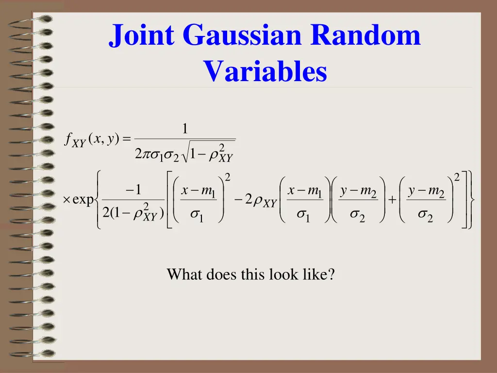 joint gaussian random variables