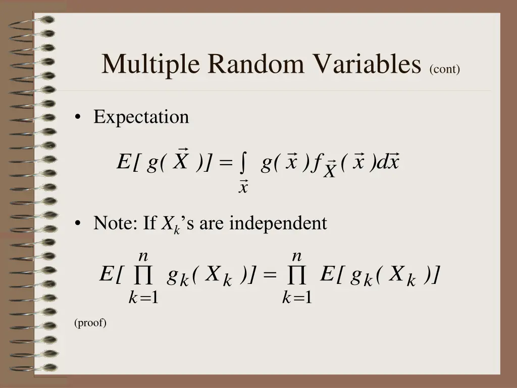 multiple random variables cont 4
