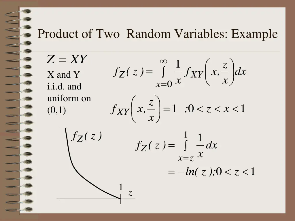 product of two random variables example 1