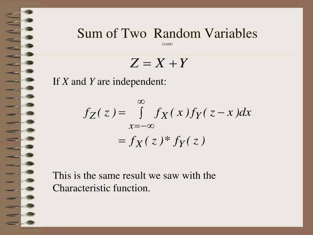 sum of two random variables cont 3