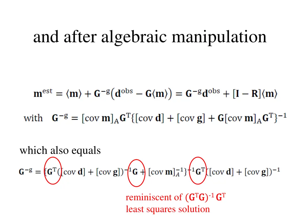 and after algebraic manipulation