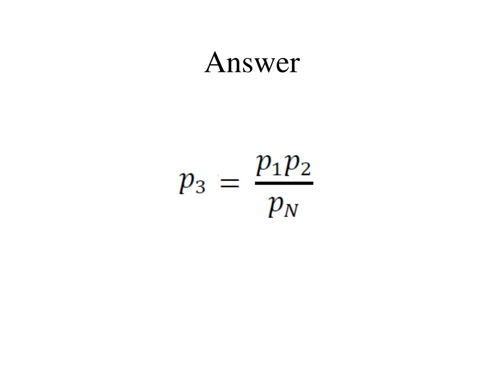 answer