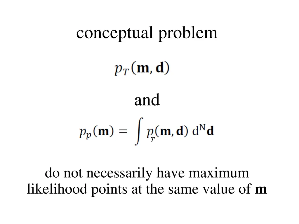 conceptual problem