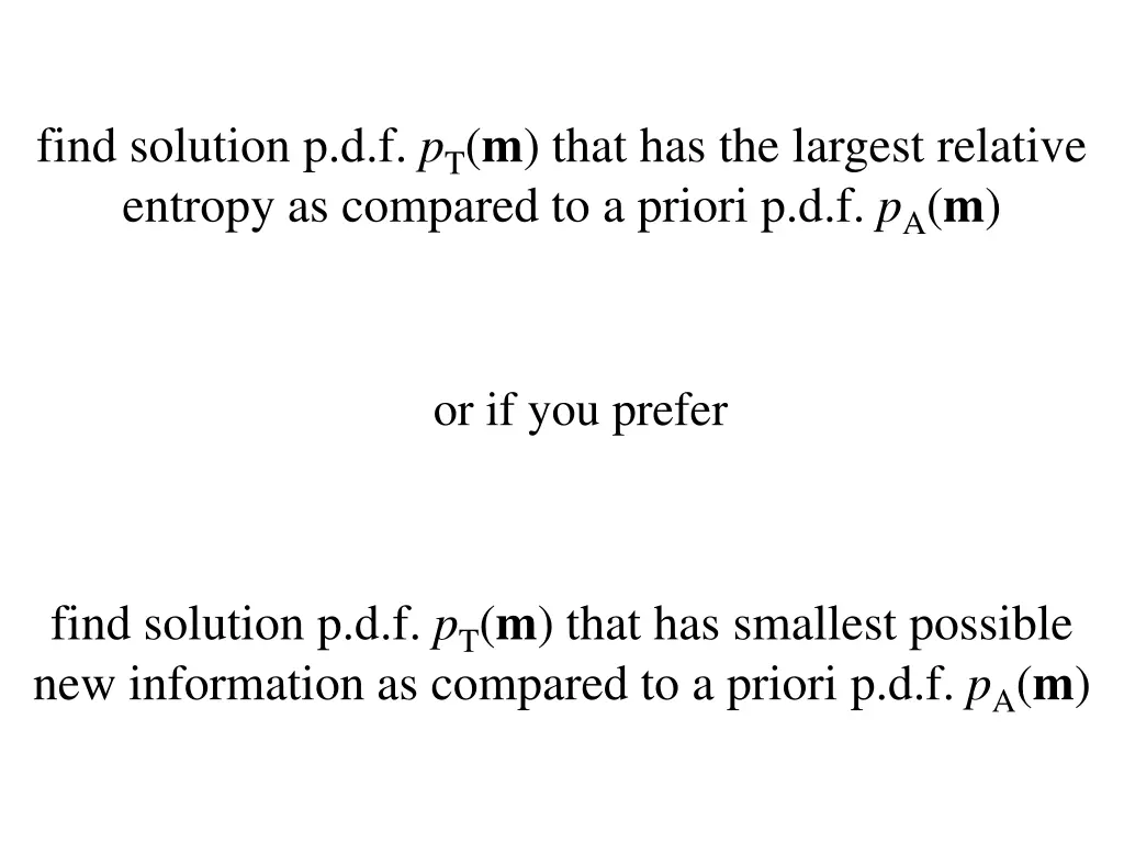 find solution p d f p t m that has the largest