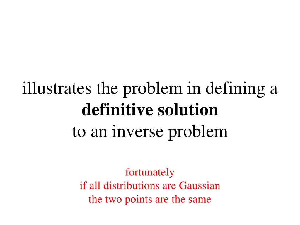 illustrates the problem in defining a definitive 1