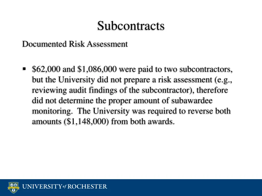 subcontracts 1