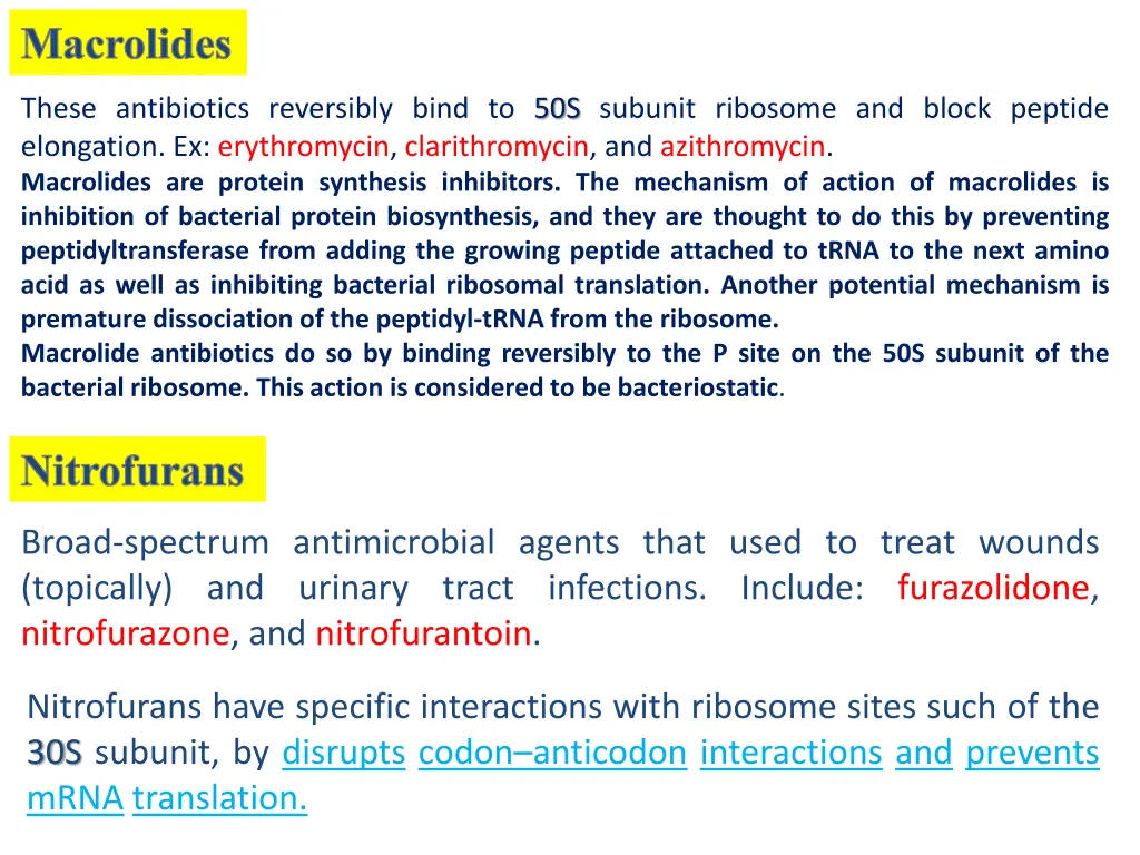 macrolides