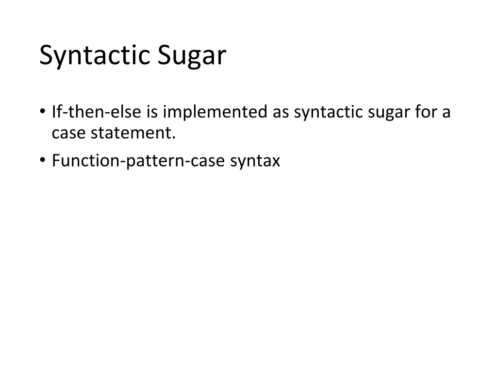 syntactic sugar