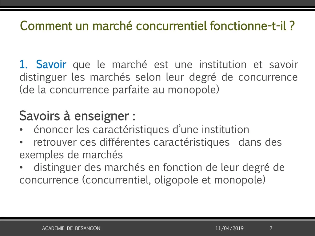 comment un march concurrentiel fonctionne comment 1