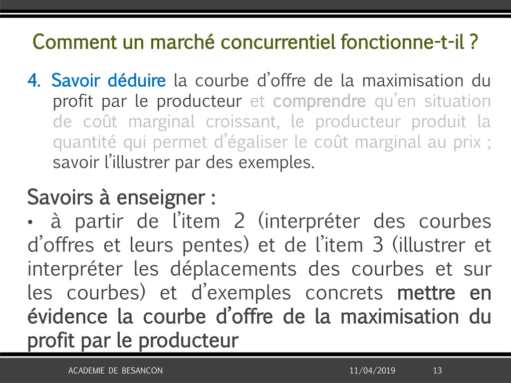 comment un march concurrentiel fonctionne comment 7