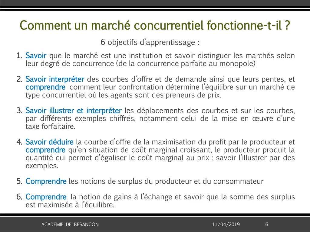 comment un march concurrentiel fonctionne comment