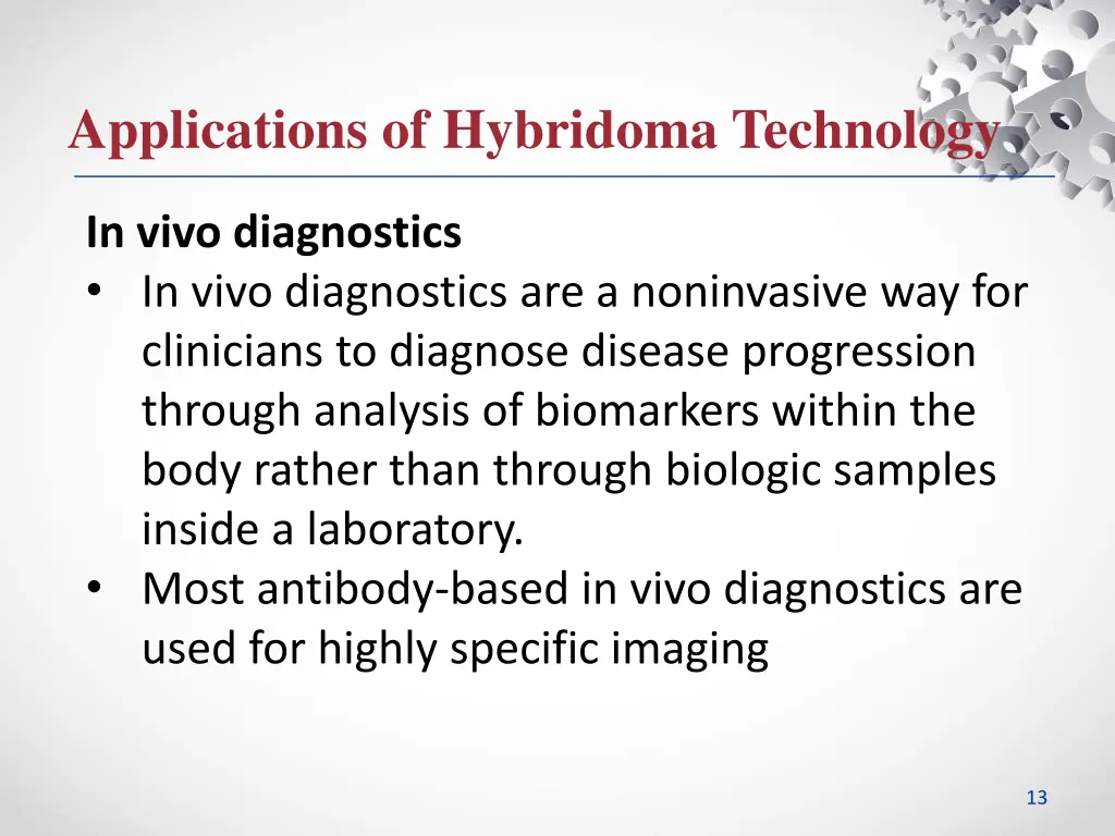 applications of hybridoma technology 1