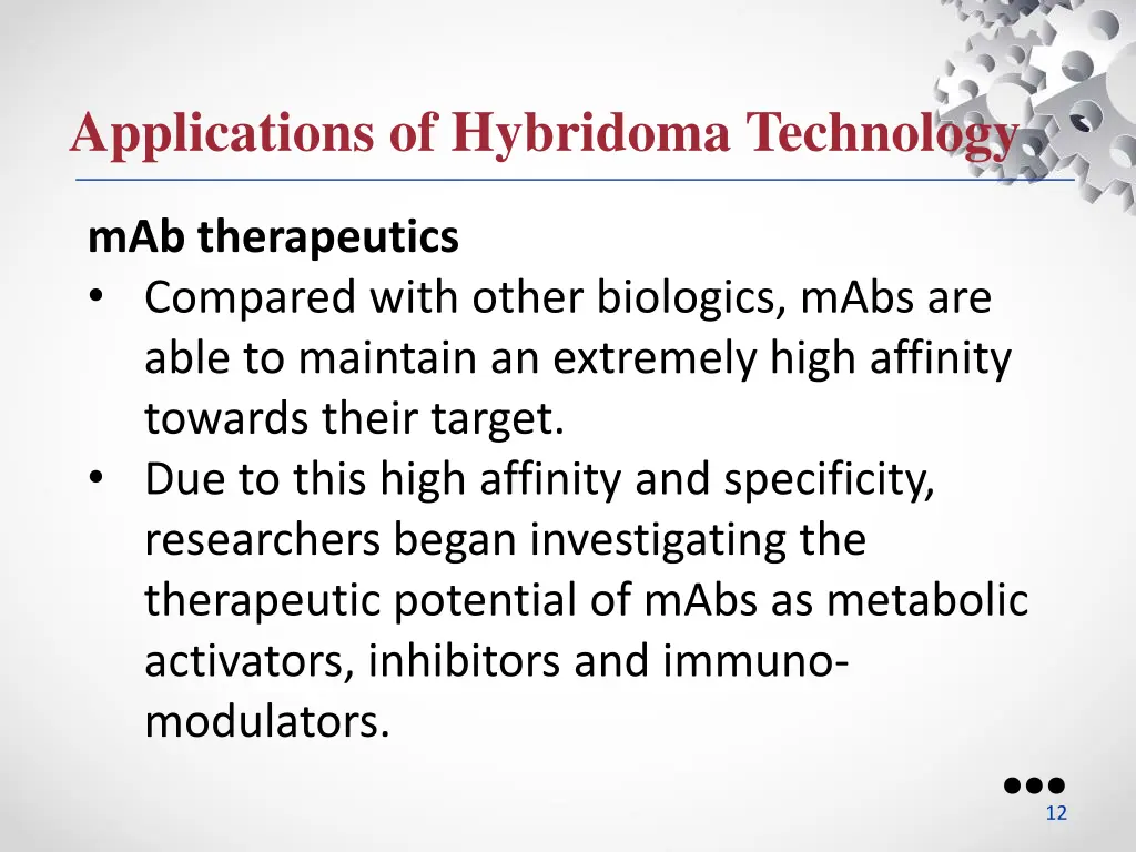 applications of hybridoma technology