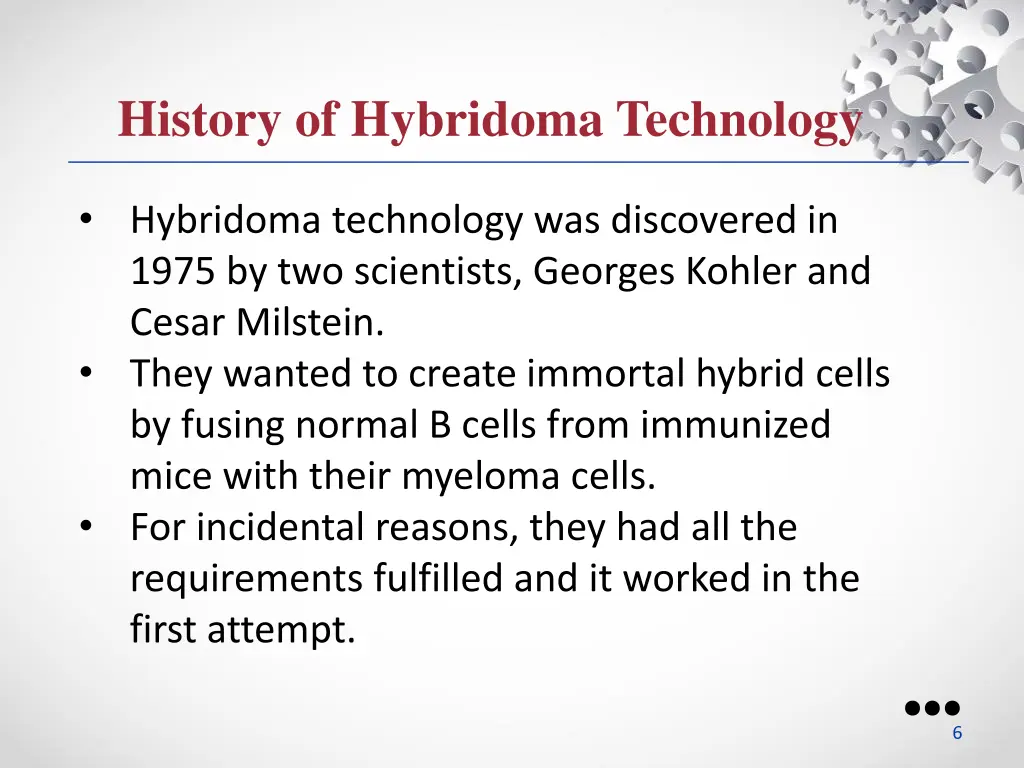 history of hybridoma technology