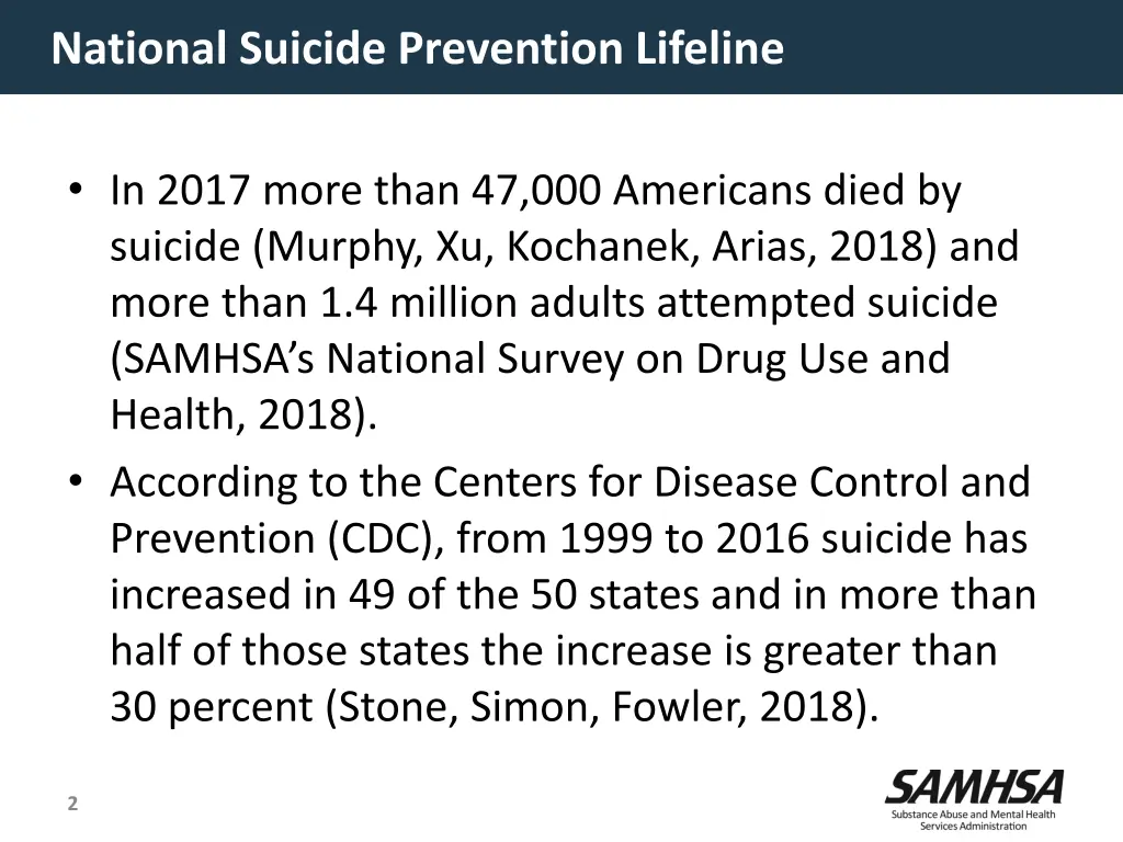 national suicide prevention lifeline