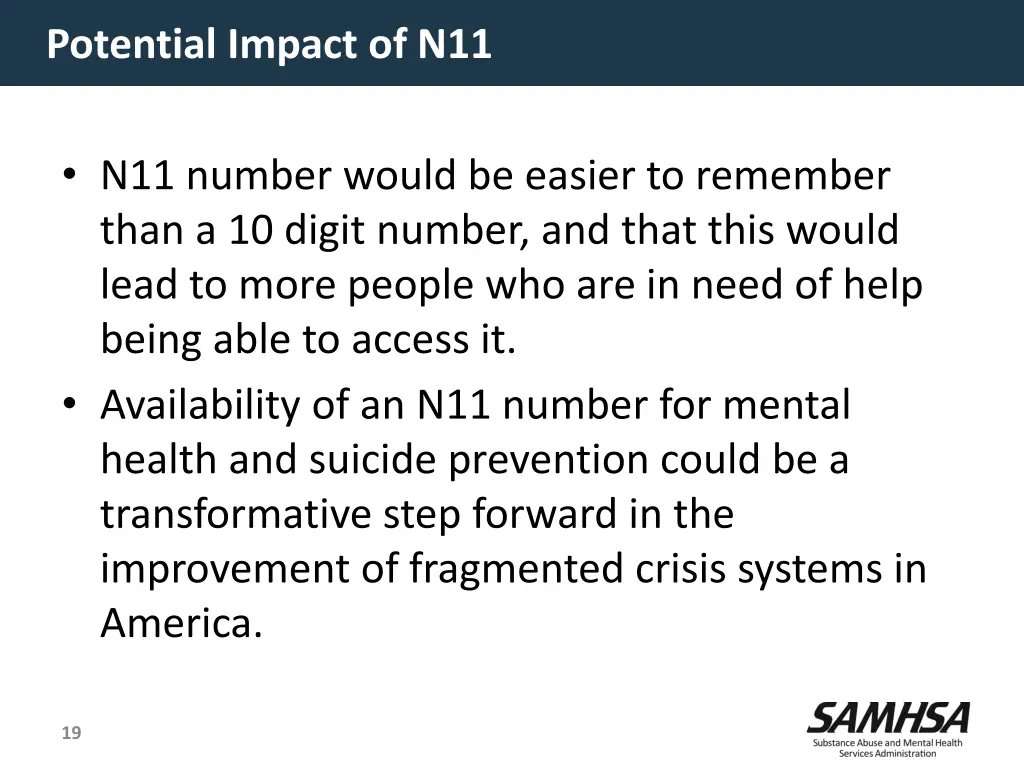 potential impact of n11 2