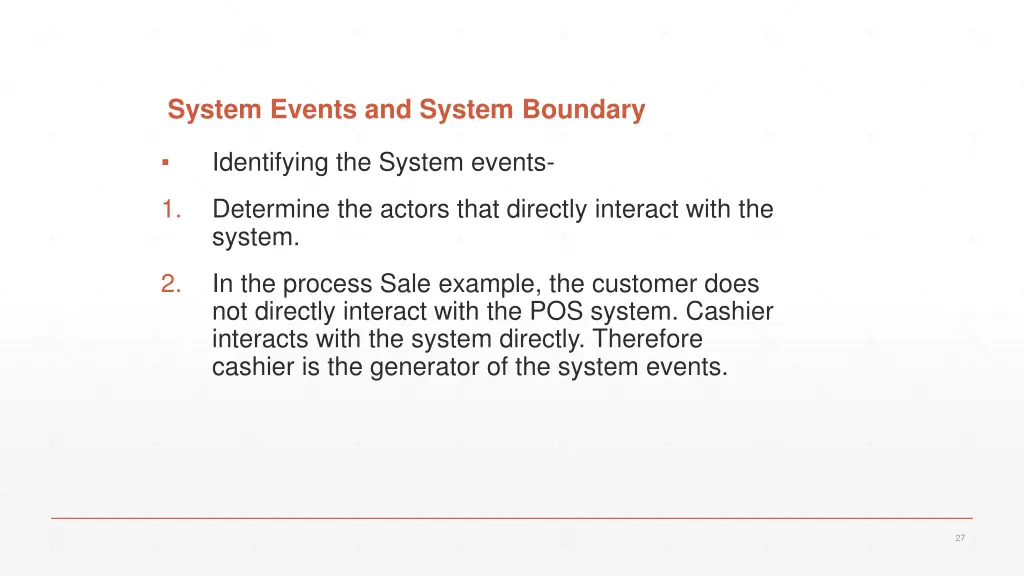 system events and system boundary