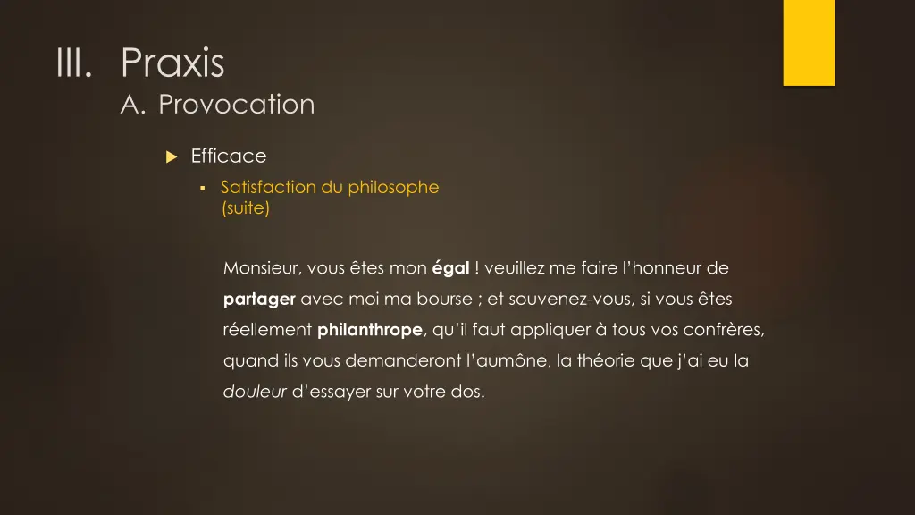 iii praxis a provocation 2