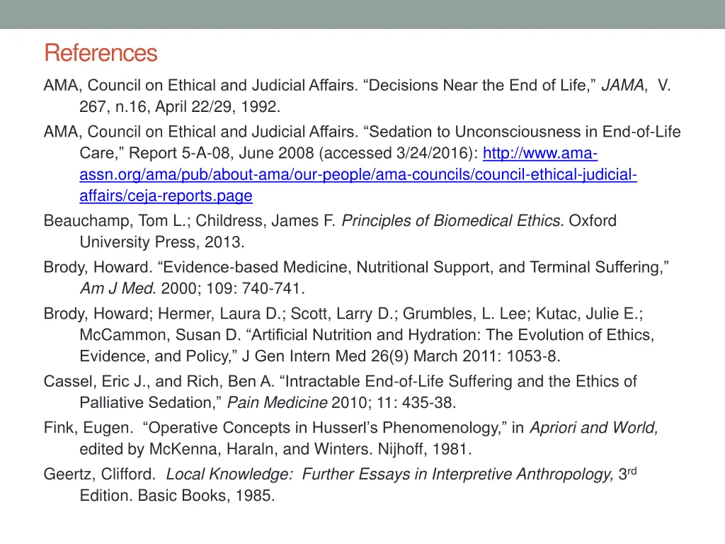 references