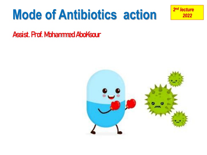 mode of antibiotics action