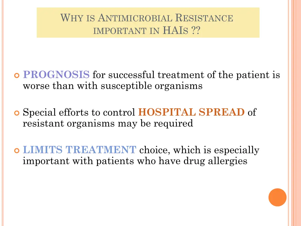 w hy is a ntimicrobial r esistance important