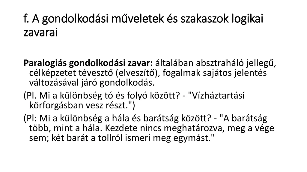f a gondolkod si m veletek s szakaszok logikai