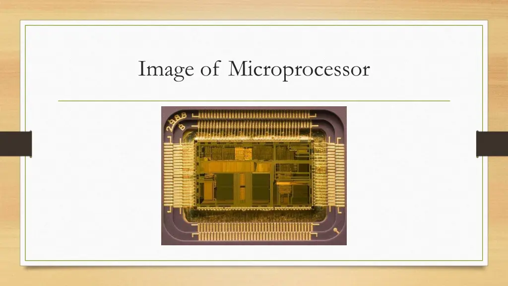 image of microprocessor