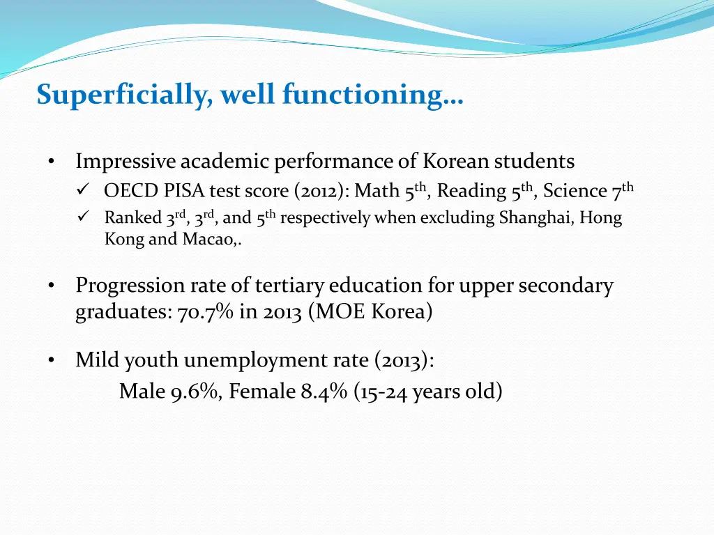 superficially well functioning