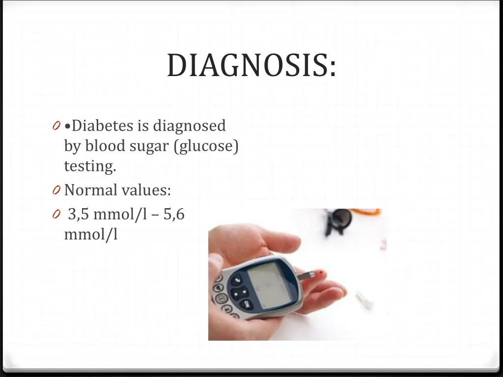 diagnosis