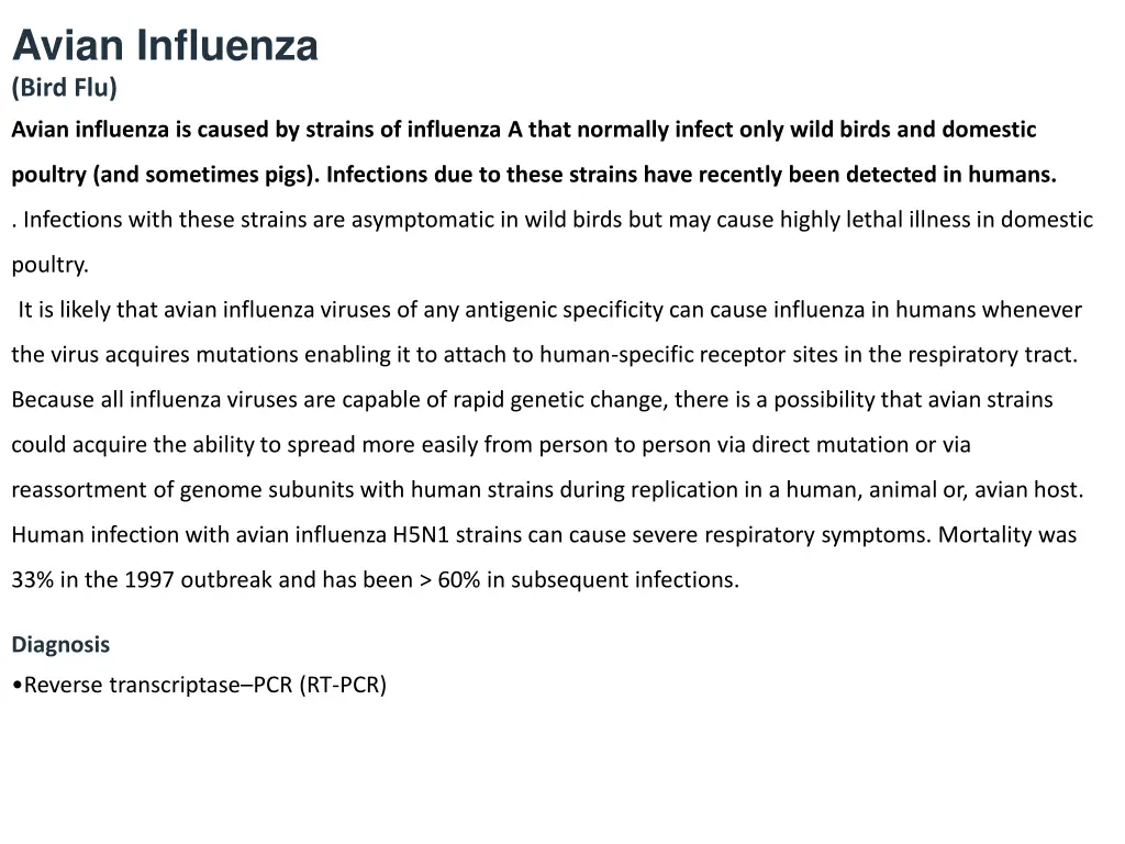 avian influenza bird flu