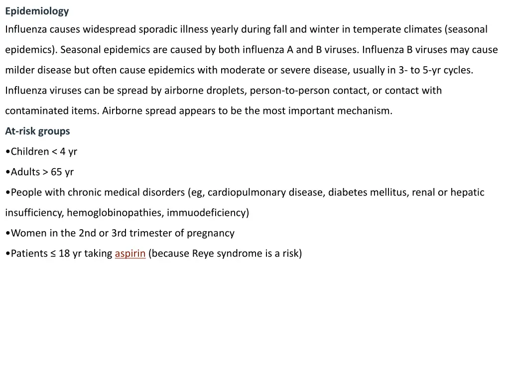 epidemiology