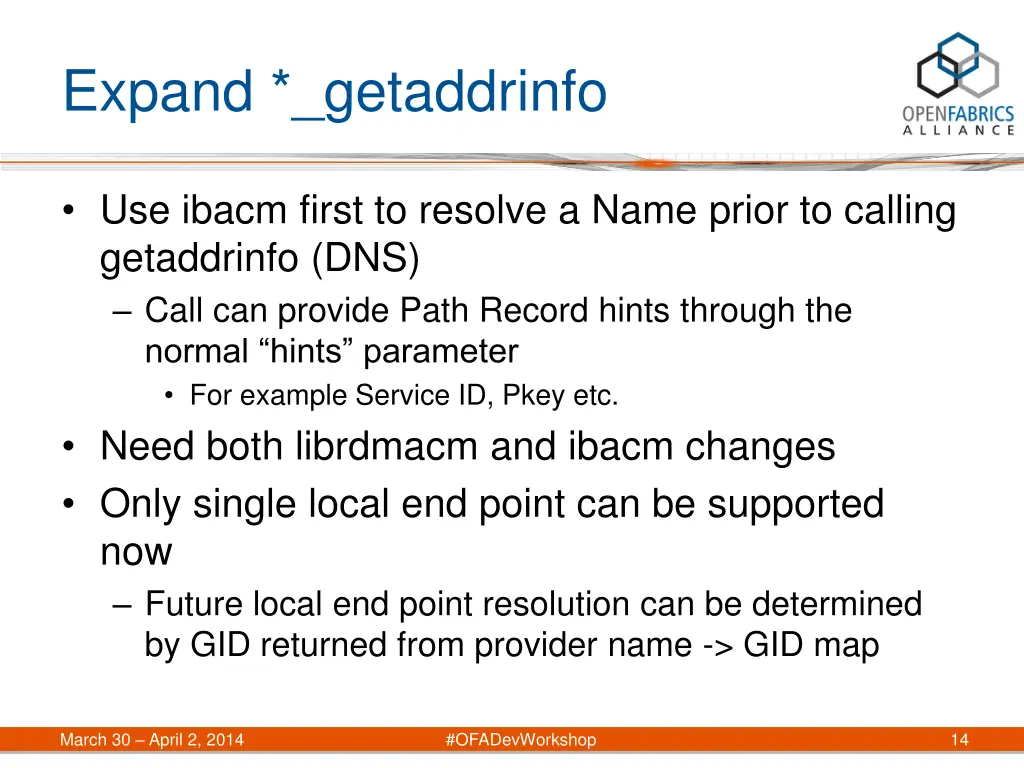 expand getaddrinfo