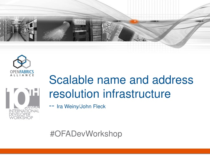 scalable name and address resolution