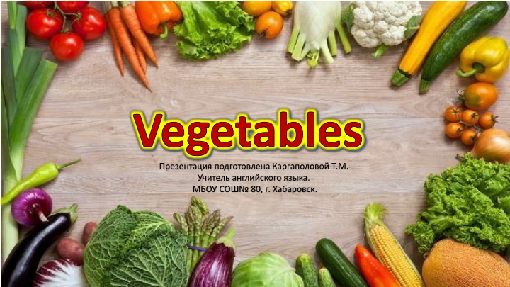 vegetables 80
