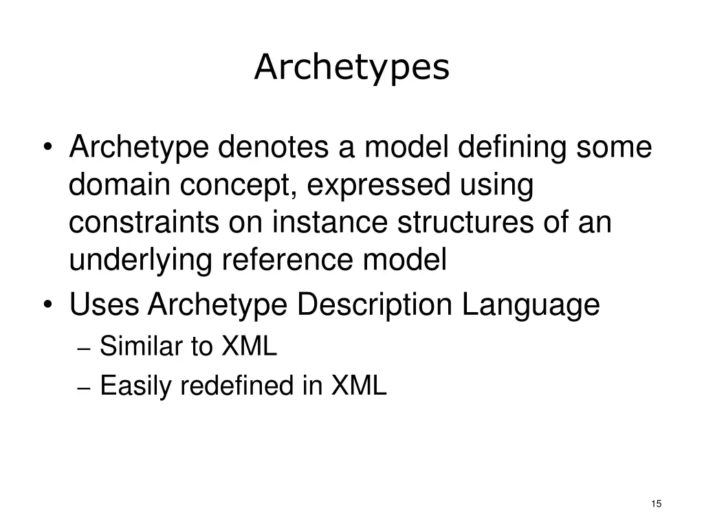 archetypes